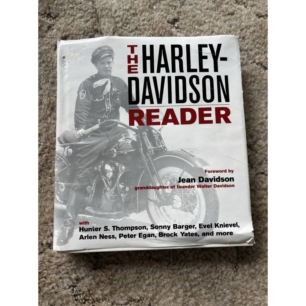 Harley-Davidson Reader Hardcover Book Hunter S Thompson Evel Knievel History